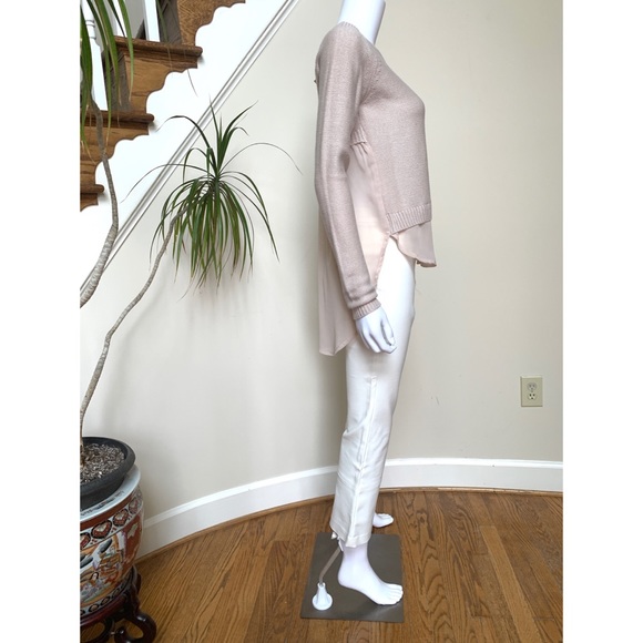 Combination blush hi low sweater, XS - Picture 16 of 16